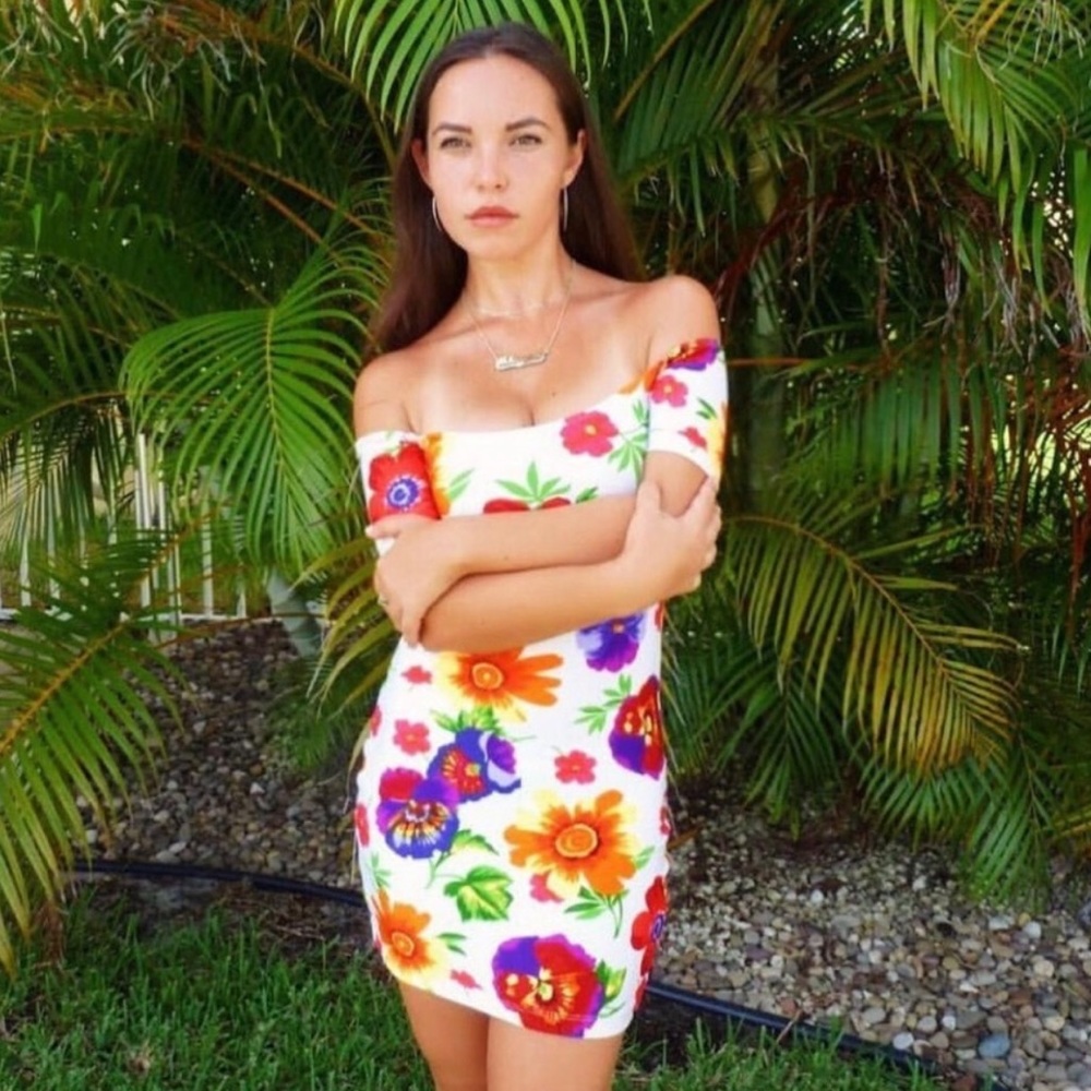 American Apparel Cali Sun & Fun Floral Dress